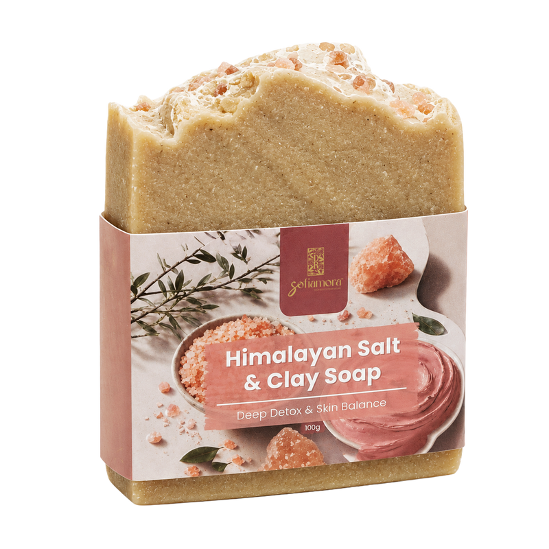 Sofia Mora spa soap bar with smooth, creamy texture and elegant packaging, ideal for relaxing skincare routines.