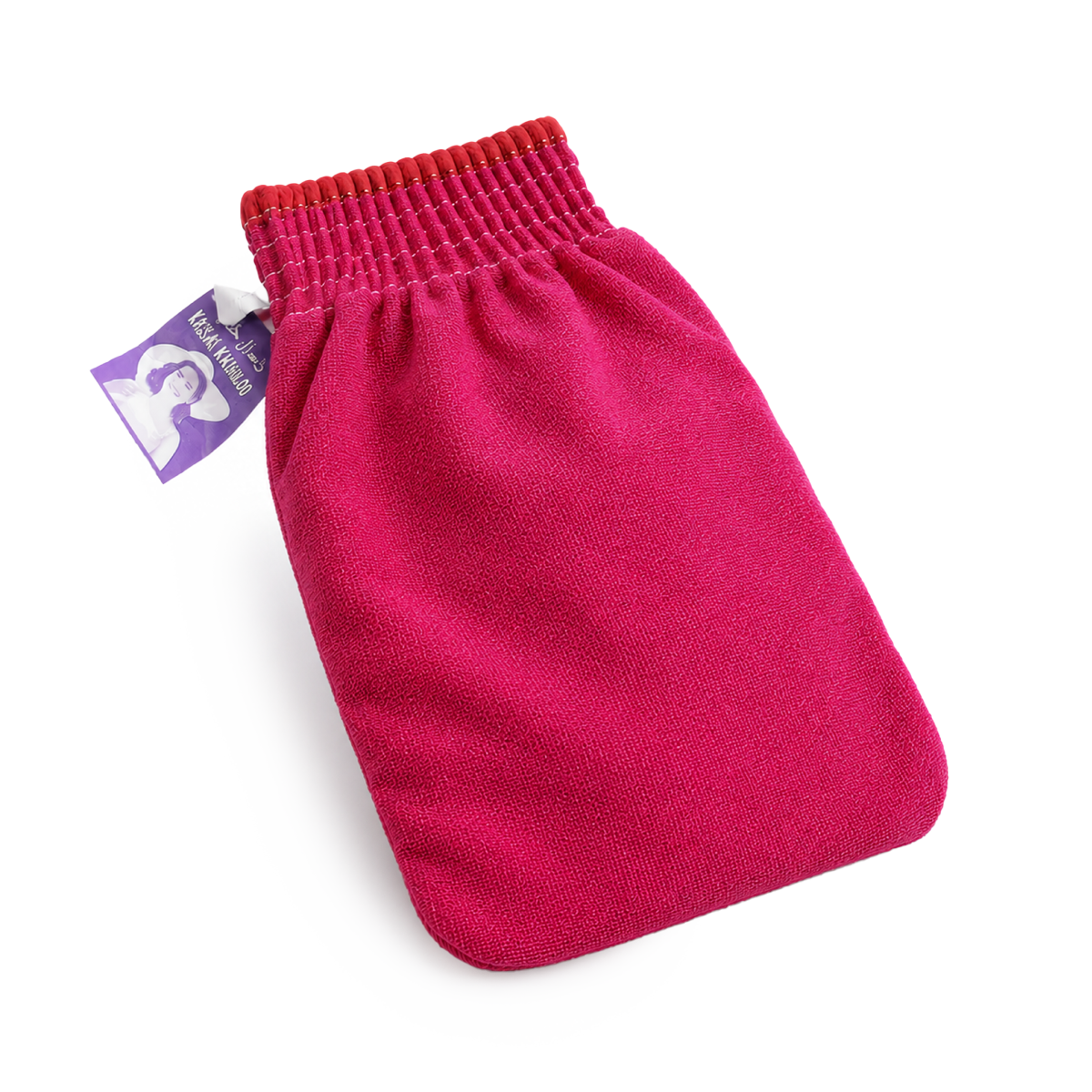 Soft Moroccan Loofah from Sofia Mora, showing the textured natural fibrous exfoliating sponge for skincare.