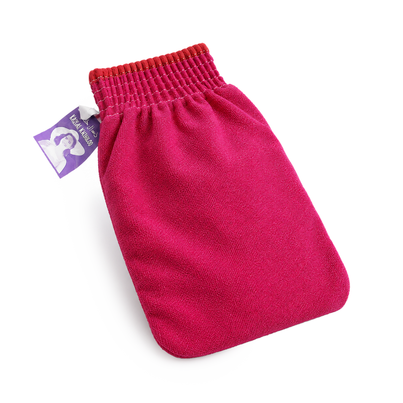 Soft Moroccan Loofah from Sofia Mora, showing the textured natural fibrous exfoliating sponge for skincare.