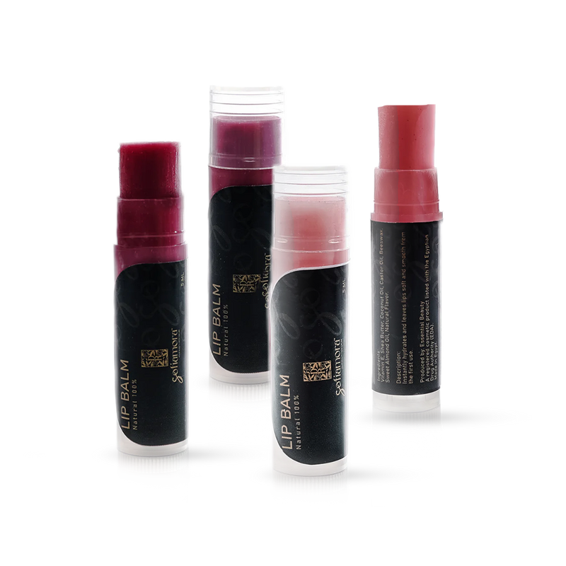 Dr Sofia Mora lip balm bundle featuring assorted moisturizing lip balms in colorful packaging.